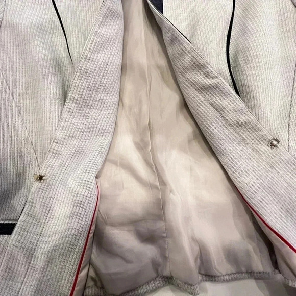 Tommy Hilfiger Blazer Navy and White Pinstripe - Picture 11 of 16